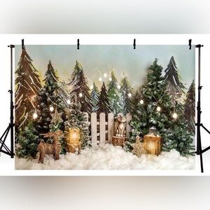 Winter Wonderland Photography Backdrop 7x5ft